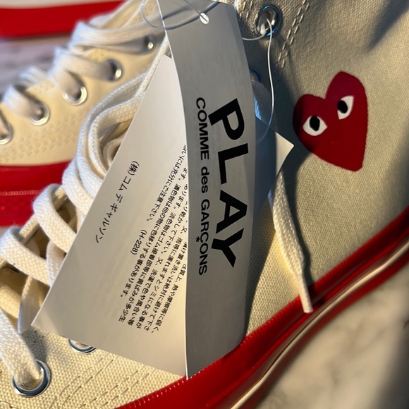 Comme Des Garcons Converse Chuck 70 Pristine Red - Picture 2 of 7